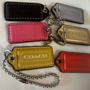 Coach Multicolor Leather tag’s